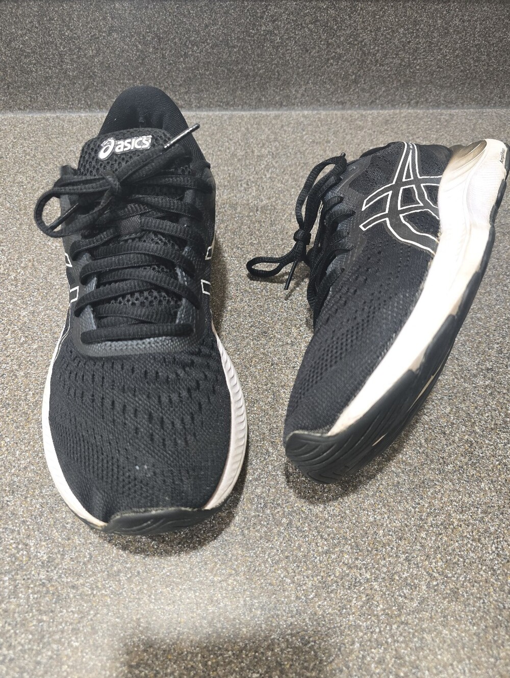 ASICS Gel-Excite 8 Women’s Running Shoes Black White Size 8.5 Athletic Sneakers - Picture 2 of 9